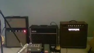 3 Amps, 3 Guitars.