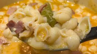 Cheesy Sopa de Conchitas / Mexican Style Mac n Cheese