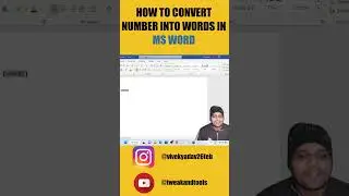 How To Convert Number Into Text In Ms Word
