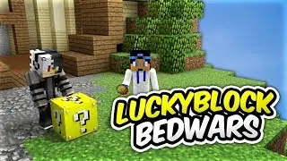 Lucky Block Bedwars without the shopkeeper