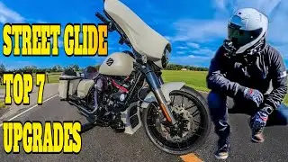HARLEY DAVIDSON STREET GLIDE TOP 7 UPGRADES! #motorcycle #upgrade #harleydavidson #streetglide