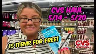 CVS HAUL (5/14 - 5/20) | 15 PRODUCTS FOR FREE!!! 🤩