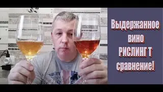 СУХОЕ ВЫДЕРЖАННОЕ  ВИНО РИСЛИНГ Т (сравнение 17 Brx и 24 Brx )!  ( dry wine RIESLING )
