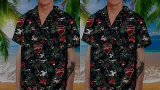 BUY Ducati hawaiian shirt