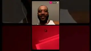 Nicki Minaj with Lava Instagram live