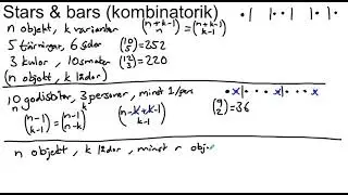 Stars and bars (kombinatorik)