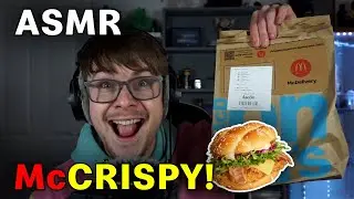 ASMR | McCrispy Deluxe Tasting! (ASMR Mukbang)
