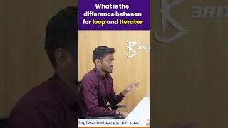 Difference between for loop and Iterator| Python interview questions and answers for Data Science