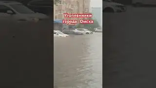 Мега дождь. Утонули машины, люди купаются 😆