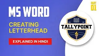 Creating Letterhead in MS Word | Tally Point Inc