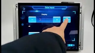 DWIN Demo show of 12.1 inch HMI Display Smart LCD modules Capacitve touch screen Commercial Grade