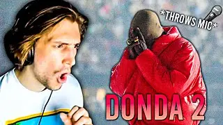 KANYE WEST GOT MAD! xQc's Reaction to Donda 2 HUGE Fail
