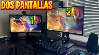 ✅ CÓMO DUPLICAR Y AMPLIAR PANTALLA EN WINDOWS 10,11 | CONECTAR 2 MONITORES 💻🔥