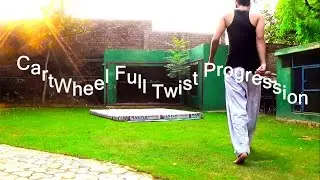 Cartwheel Full TWist Progression so far....