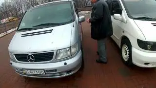 Леха помыл Vito 638 на мойке самообслуживания