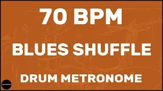 Blues Shuffle | Drum Metronome Loop | 70 BPM