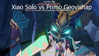 [Genshin Impact]  Level 90 Xiao Solo vs Primo Geovishap