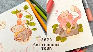 ✿ 2023 Sketchbook tour ✿ Includes #copic swatches ✿