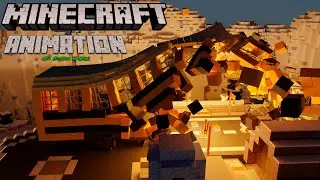 Minecraft School Bus Explosion Animation