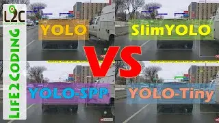 YOLOv3 vs SlimYOLOv3 vs YOLOv3-SPP vs YOLOv3-tiny Object Detection Comparison on NVIDIA RTX 2060