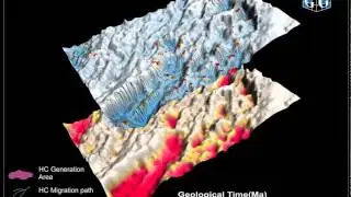 Dynamic 3D model of hydrocarbons migration and accumulation 01e
