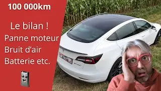 100 000 km en Tesla Model 3 : Panne moteur & batterie dégradée. Je recommence ? Vidéo bilan.