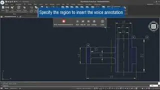 Voice Annotation in GstarCAD 2025