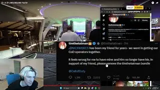 TimTheTatMan & XQC Want Their Bundle Removed From COD In Support Of Nickmercs.