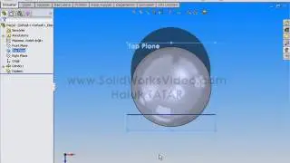 SolidWorks Yüzey ile Kesme