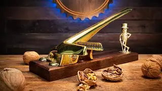 Restoration of an antique NUT CRACKER | Gold plating!