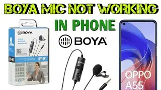 Boya BY-M1 Mic Not Working in Android | Boya Mic Use in Smartphone Properly