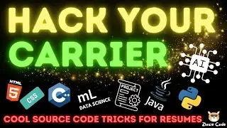 Hack Your Career: Build a Dynamic Resume with Cool Source Code Tricks! #ZlozieCode #code
