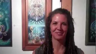 Krystle Smith at KnowPhest Hawk Medicine