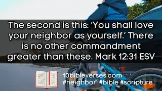 Mark 12:31 ESV  ‘You shall love your neighbor as yourself.’   #scripture #bibleverse #jesus
