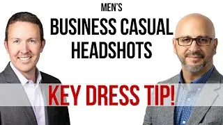 Men's Business Casual Look for Headshots (ONE THING YOU MUST AVOID!)