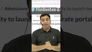 Delhi University Counseling Portal Launching....🔥 
