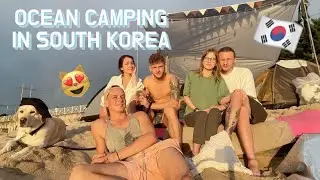 ЖИВЁМ ТРИ ДНЯ В ПАЛАТКАХ НА БЕРЕГУ МОРЯ В ЮЖНОЙ КОРЕЕ
