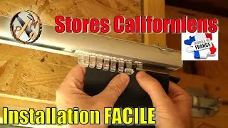 J'installe SEUL des stores Californiens occultants made en France dans mon STUDIO - 