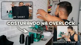 OVERLOCK CHINESINHA  - COSTURANDO A PRIMEIRA VEZ #overlock #overlockchinesinha #costurando
