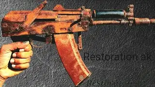 Very Rusty AK Restoration - Gun restoration - restoring video