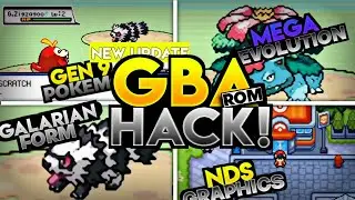 New update of the best gba rom hack | Gen 9, Mega Evolution, Galarian Forms , NDS graphics