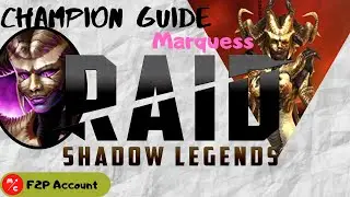 [F2P] | Marquess Raid Shadow Legends Champion Guide | Early Game Clan Boss Rare Champion!