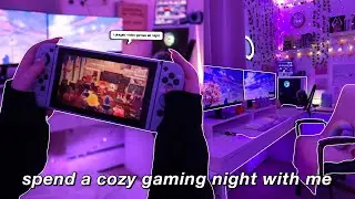 cozy gaming vlog ♡ unboxing macaron keyboard, playing animal crossing, mini book haul