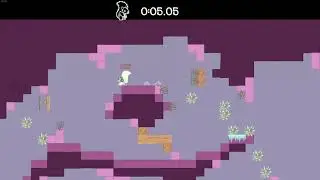 Beating one of the HARDEST levels in Ultimate Chicken Horse (Precision Hell 3)