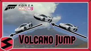 Jumping the Volcano in the Koenigsegg Jesko | Forza Horizon 5