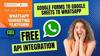 FABTOWAPIA. Facebook to WhatsApp Integration & Automation and get data on your Google Sheet.