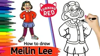 How To Draw Cute | Meilin Lee | Turning Red | EP 50 | Drawing Tutorial