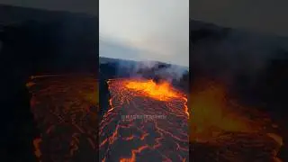 Расплавил дрон ради шикарных кадров извержения вулкана | Розплавив дрон заради кадрів виверження