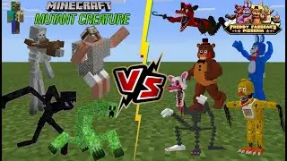 Five Nights at Freddy's [FNAF] VS Mutant Monsters in Minecraft