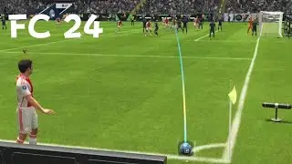FC 24. Как забить с углового.